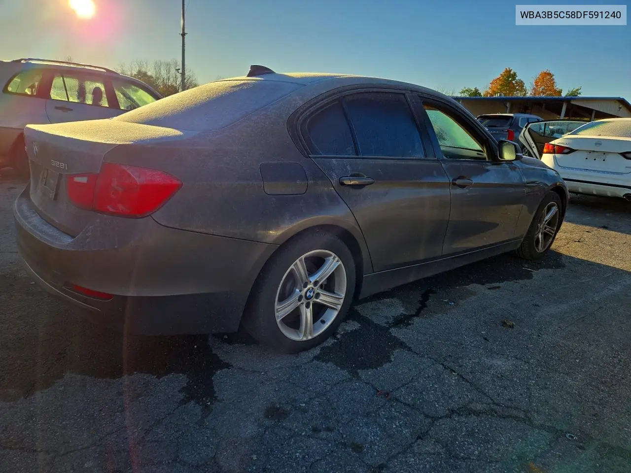 2013 BMW 3ER VIN WBA3B5C58DF591240 — фото 3