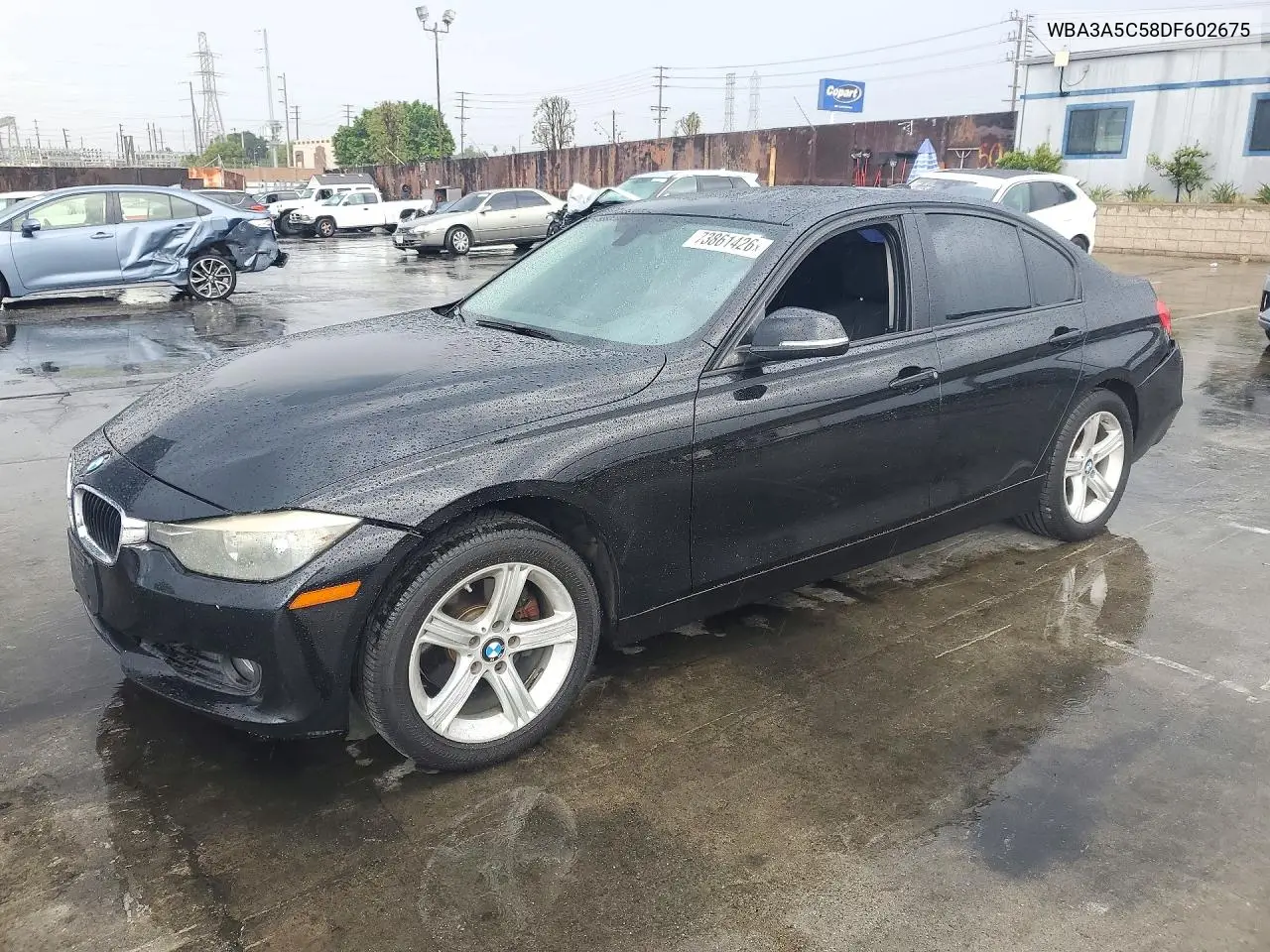 BMW 3ER 2013, VIN WBA3A5C58DF602675