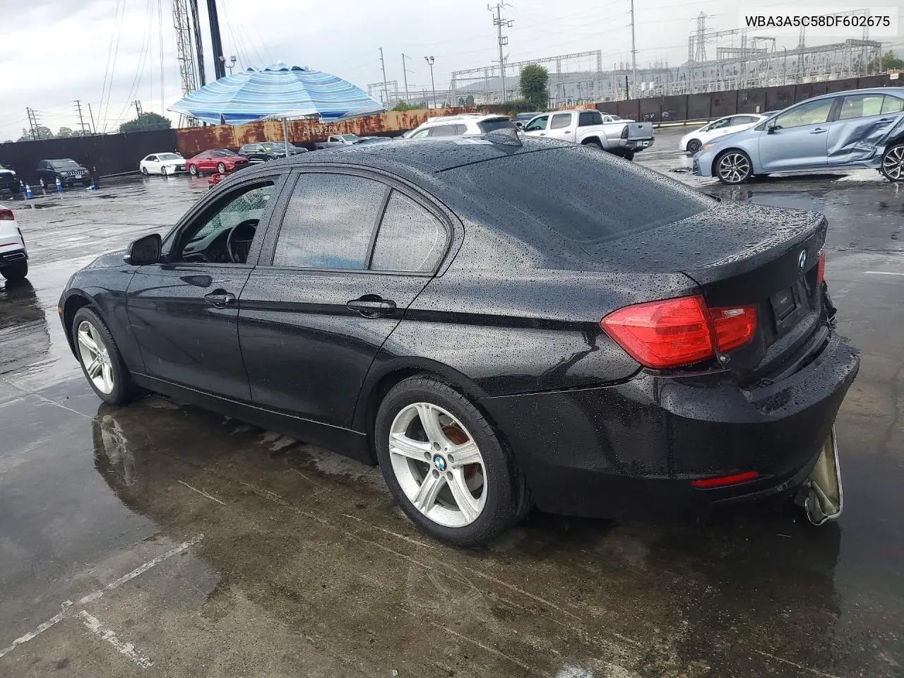 2013 BMW 3ER VIN WBA3A5C58DF602675 — фото 2