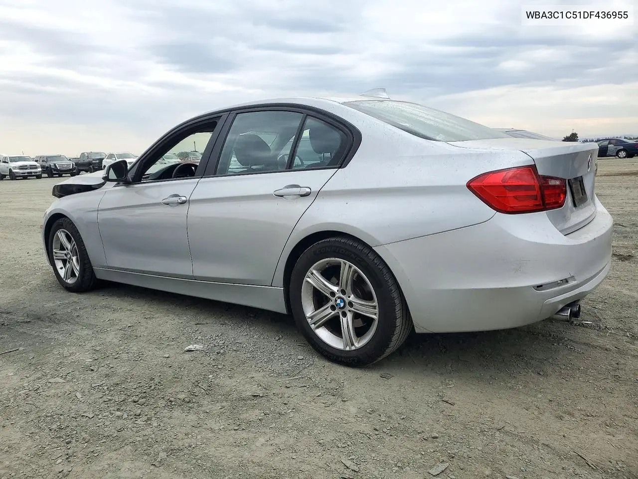 2013 BMW 3ER VIN WBA3C1C51DF436955 — фото 2