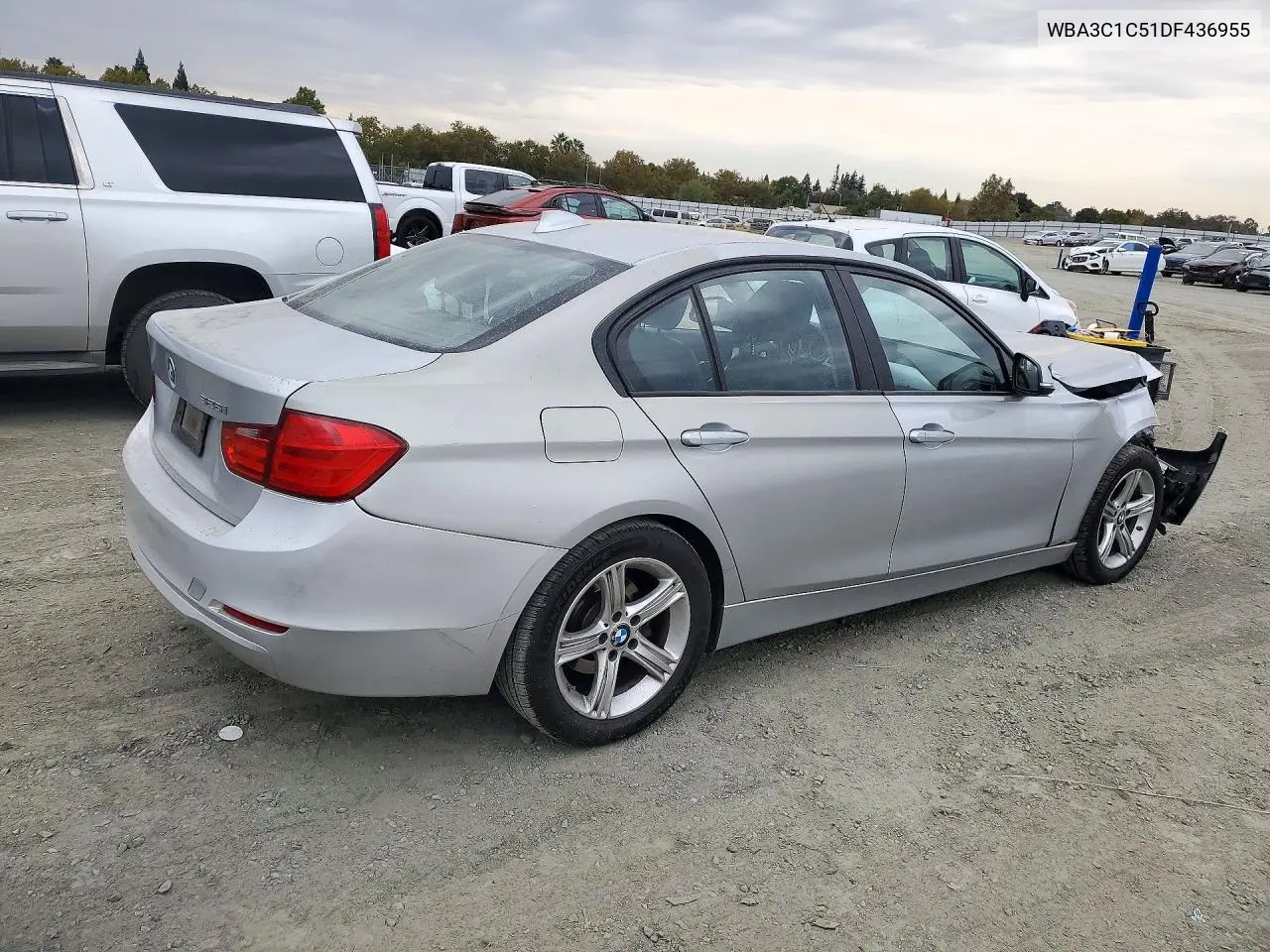 2013 BMW 3ER VIN WBA3C1C51DF436955 — фото 3