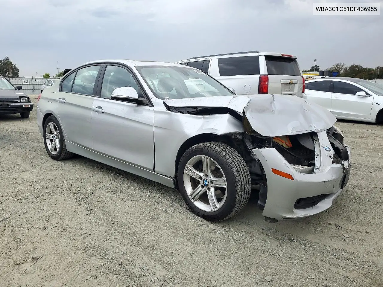 2013 BMW 3ER VIN WBA3C1C51DF436955 — фото 4