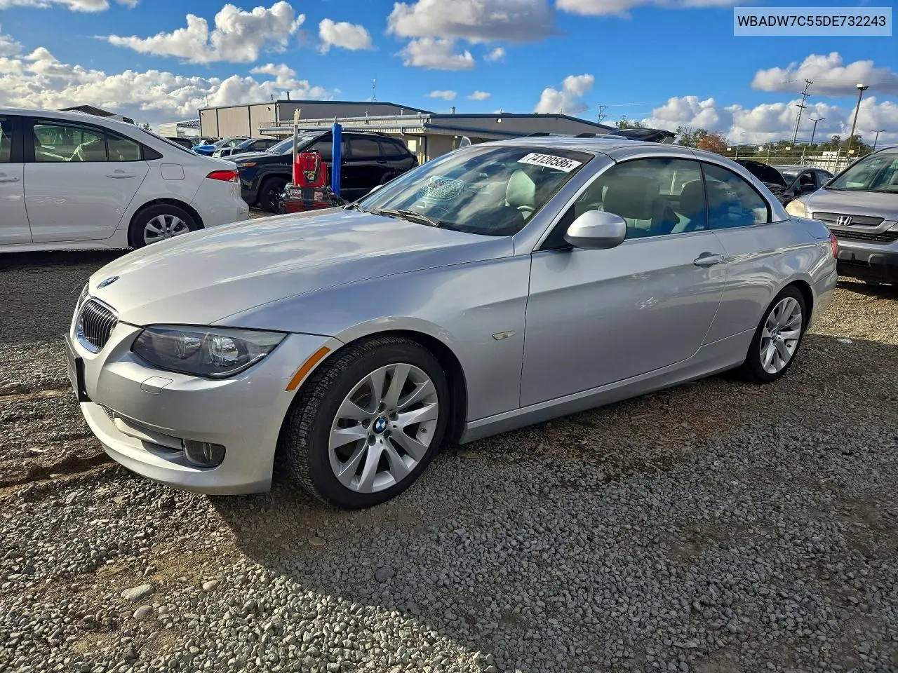 BMW 3ER 2013, VIN WBADW7C55DE732243