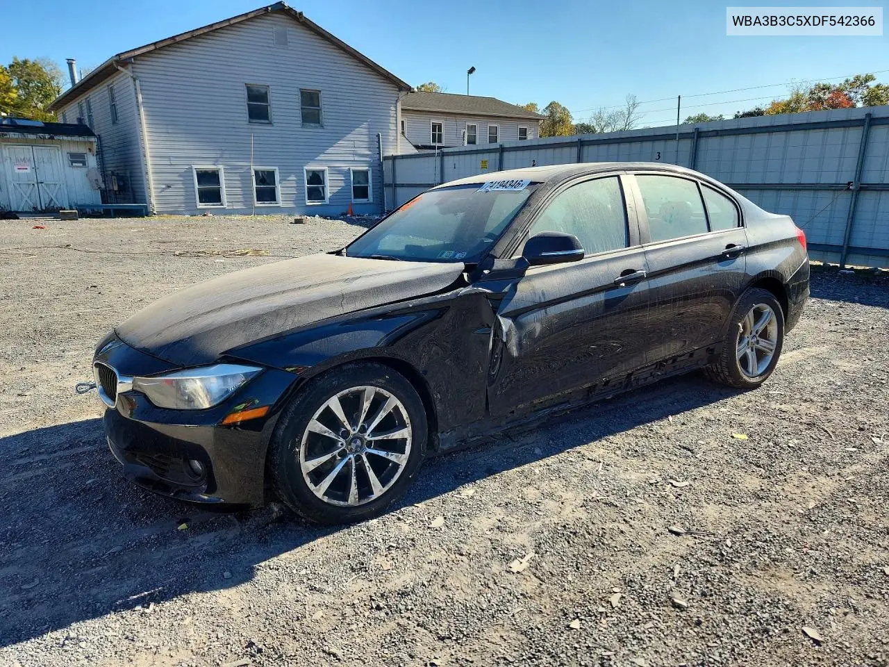 BMW 3ER 2013, VIN WBA3B3C5XDF542366
