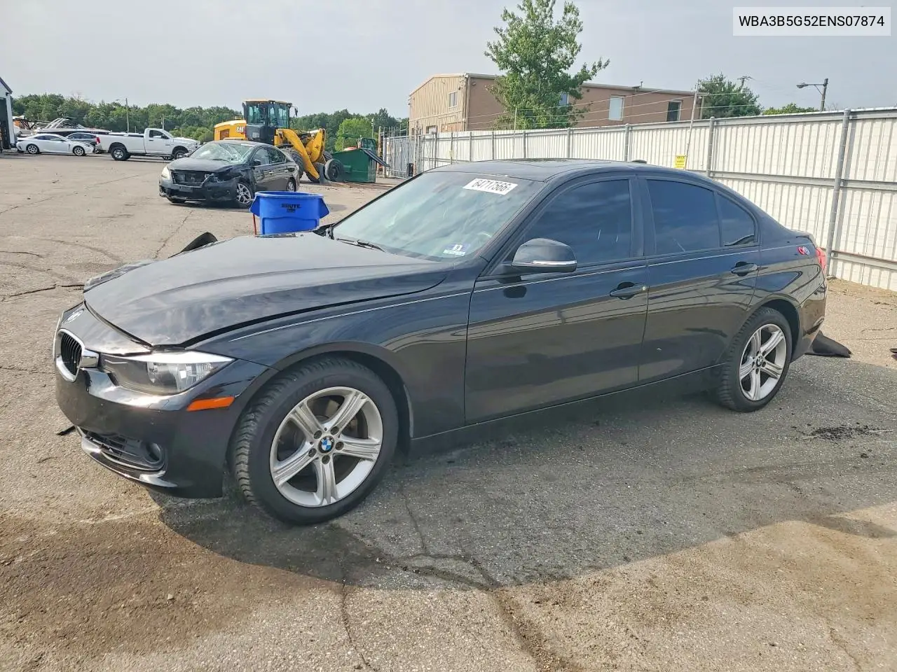 BMW 3ER 2014, VIN WBA3B5G52ENS07874