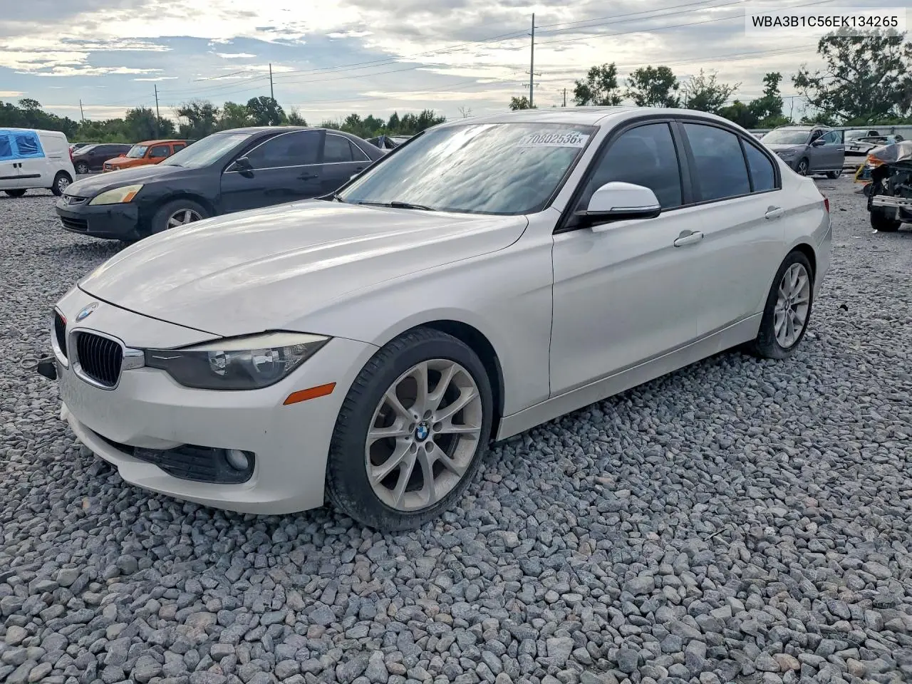BMW 3ER 2014, VIN WBA3B1C56EK134265