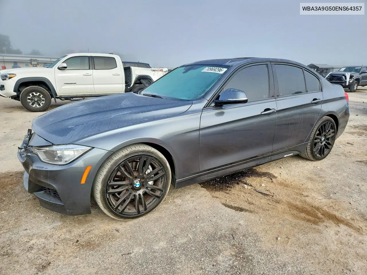 BMW 3ER 2014, VIN WBA3A9G50ENS64357