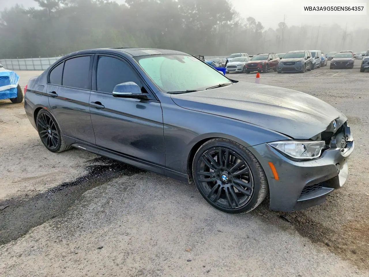 2014 BMW 3ER VIN WBA3A9G50ENS64357 — фото 4
