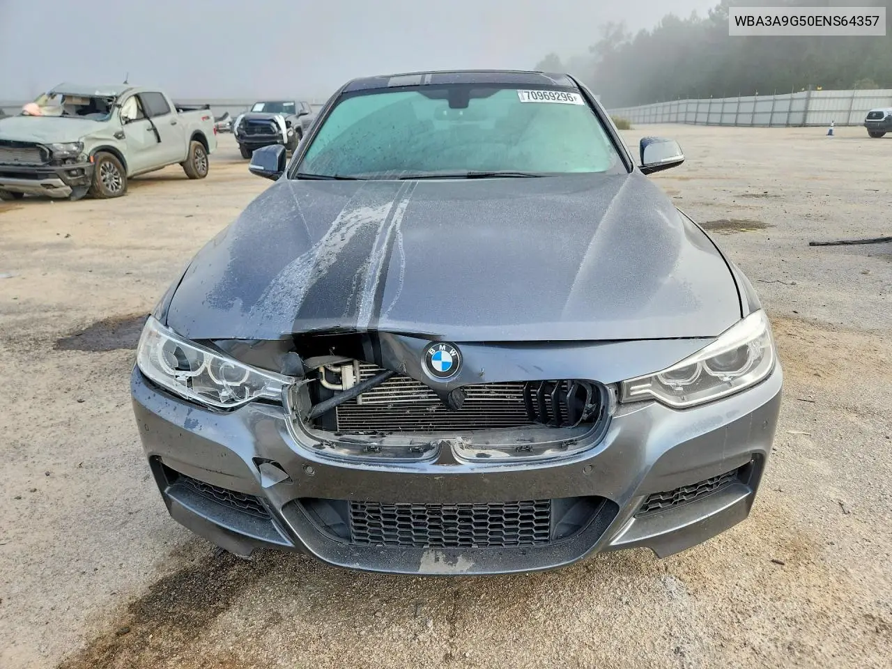 2014 BMW 3ER VIN WBA3A9G50ENS64357 — фото 5