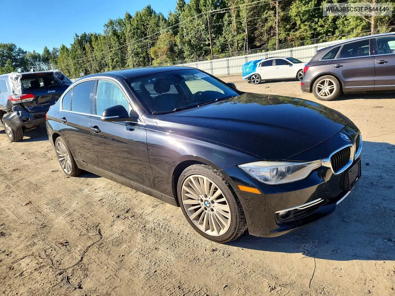 2014 BMW 3ER VIN WBA3B5C53EP544449 — фото 4