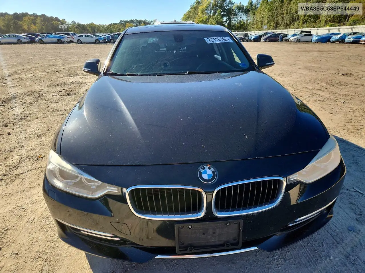 2014 BMW 3ER VIN WBA3B5C53EP544449 — фото 5