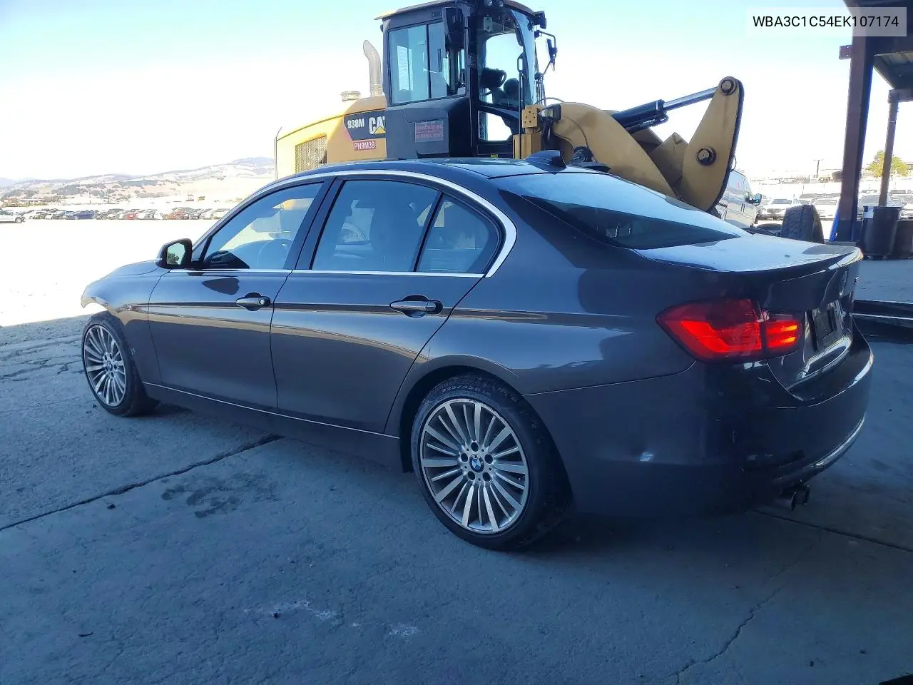 2014 BMW 3ER VIN WBA3C1C54EK107174 — фото 2