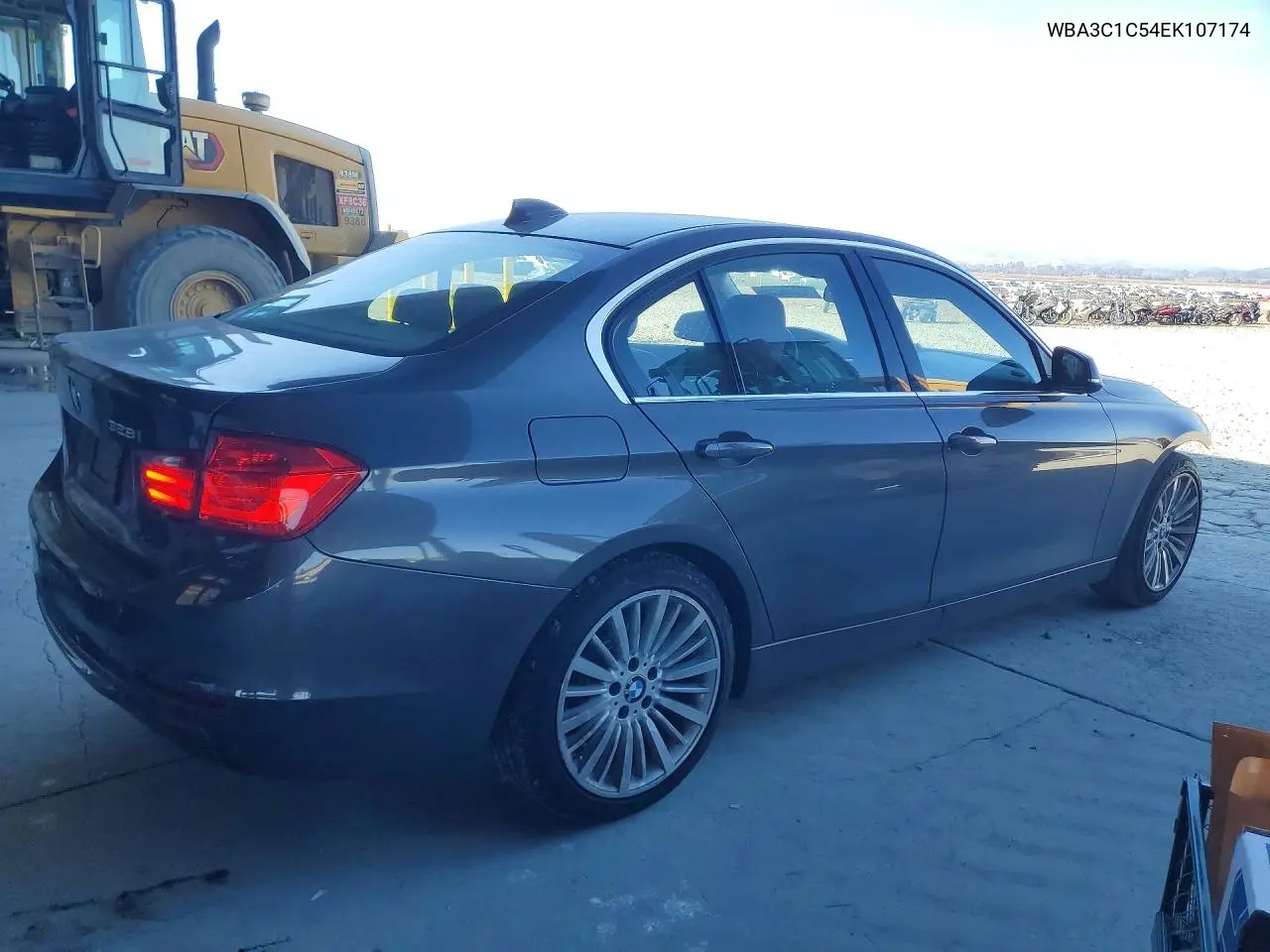 2014 BMW 3ER VIN WBA3C1C54EK107174 — фото 3