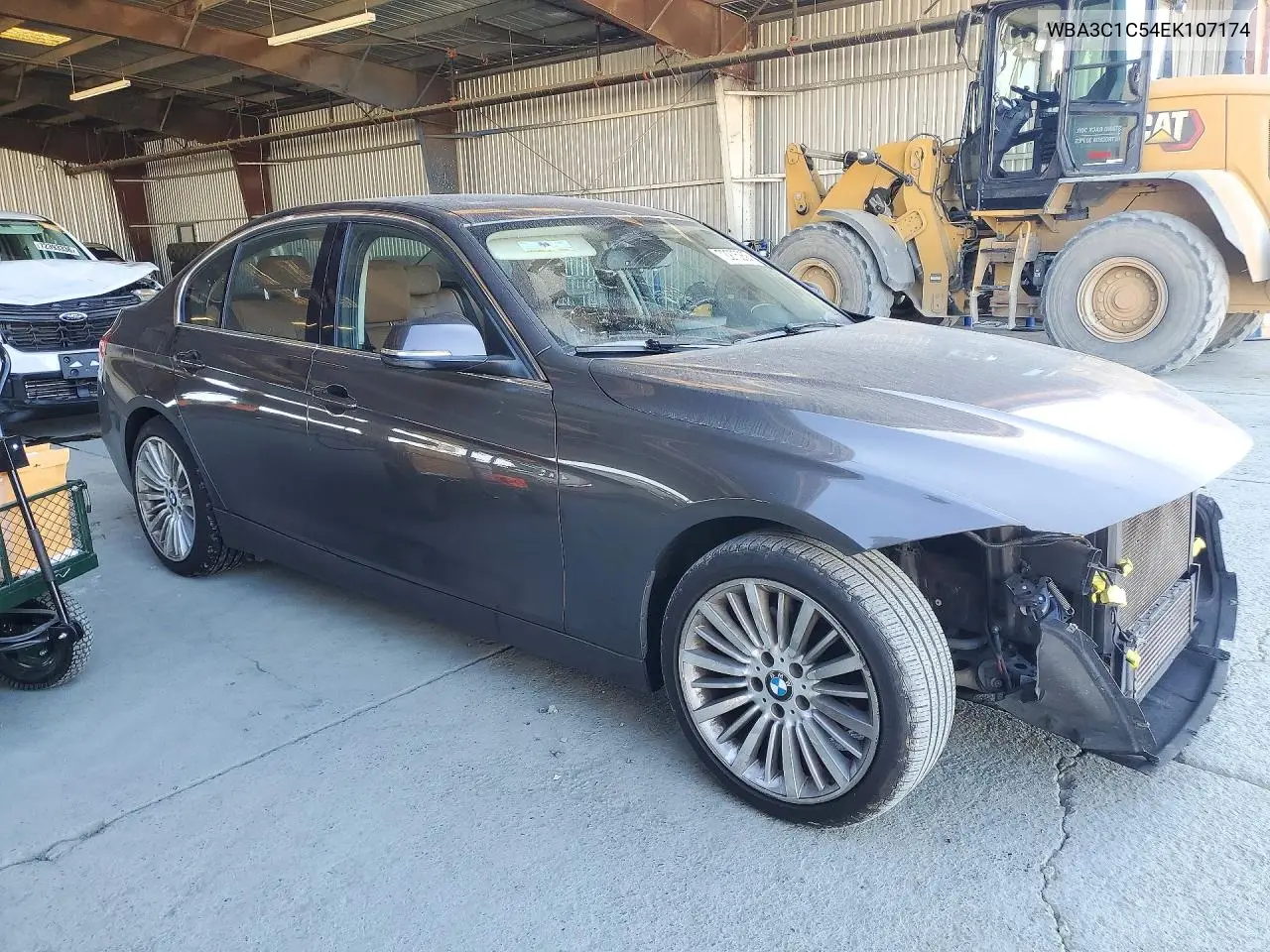 2014 BMW 3ER VIN WBA3C1C54EK107174 — фото 4