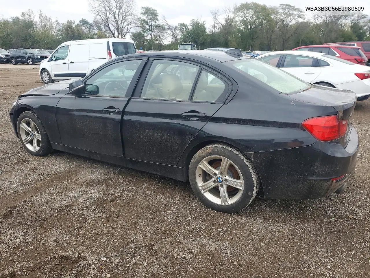 2014 BMW 3ER VIN WBA3B3C56EJ980509 — фото 2