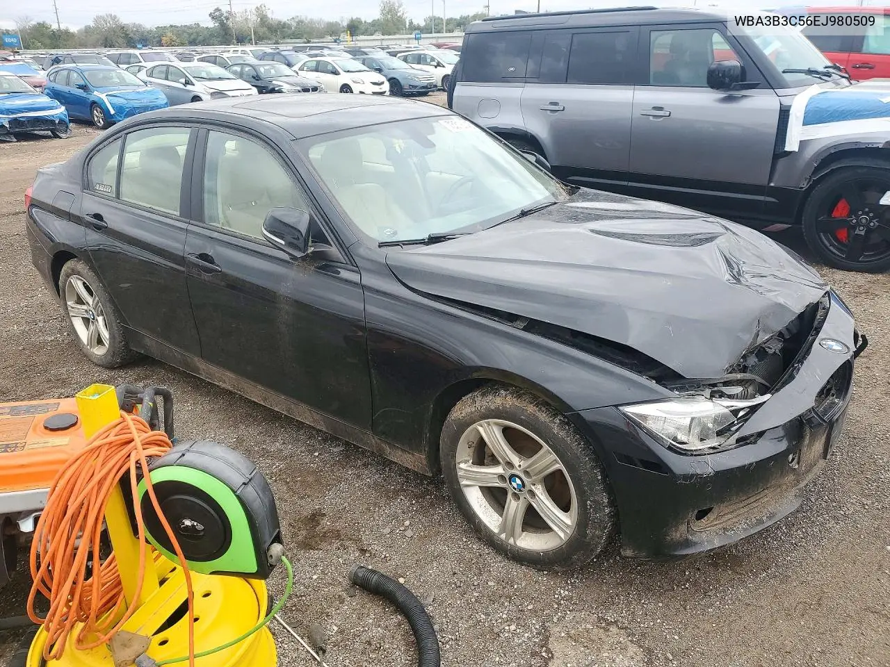 2014 BMW 3ER VIN WBA3B3C56EJ980509 — фото 4