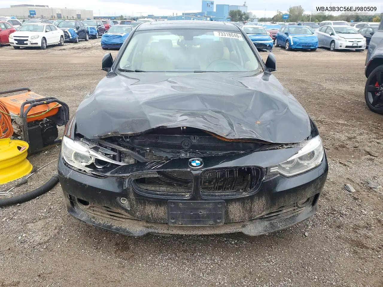 2014 BMW 3ER VIN WBA3B3C56EJ980509 — фото 5
