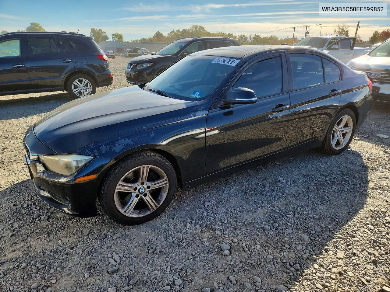BMW 3ER 2014, VIN WBA3B5C50EF599852