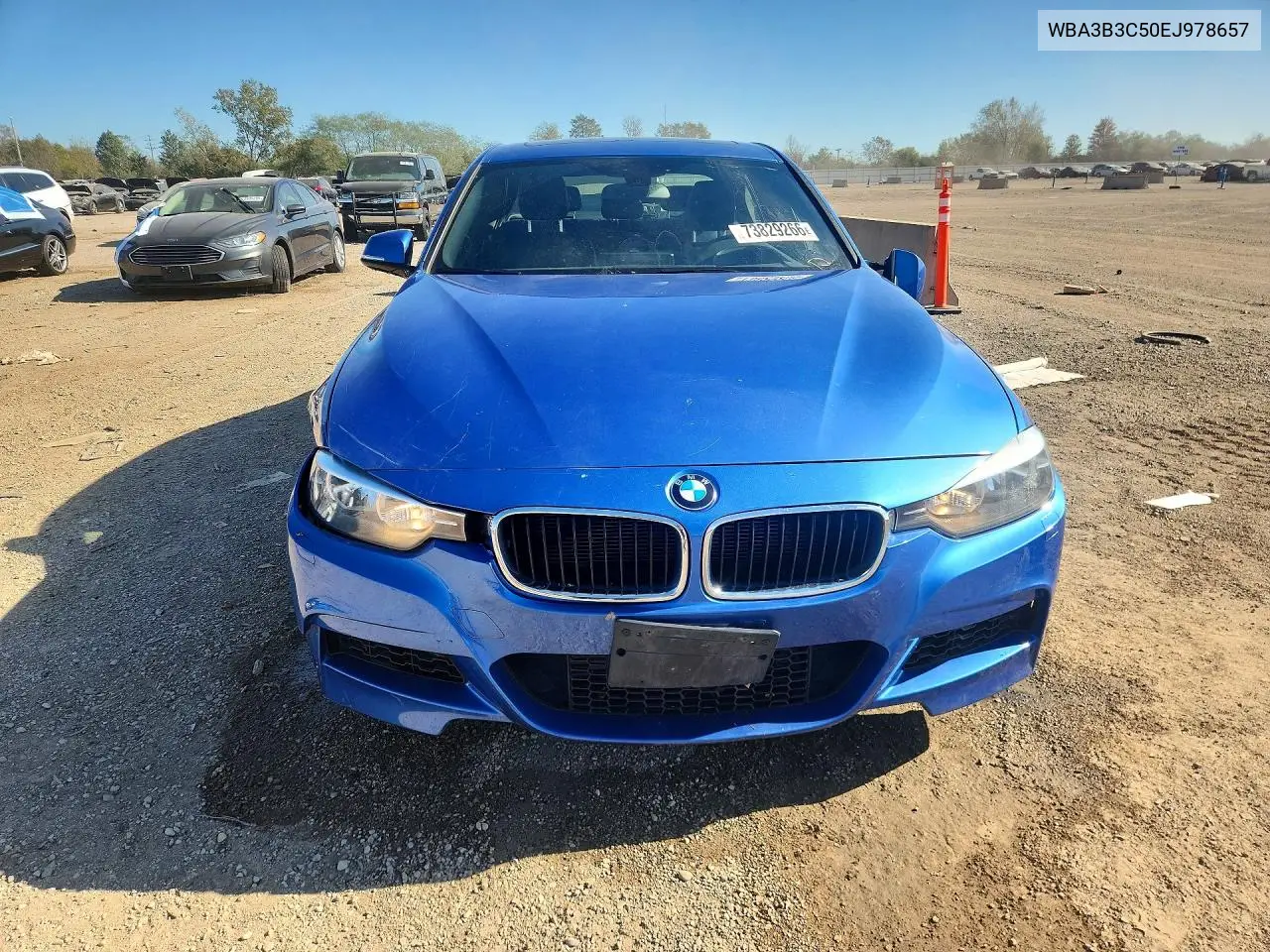 2014 BMW 3ER VIN WBA3B3C50EJ978657 — фото 5
