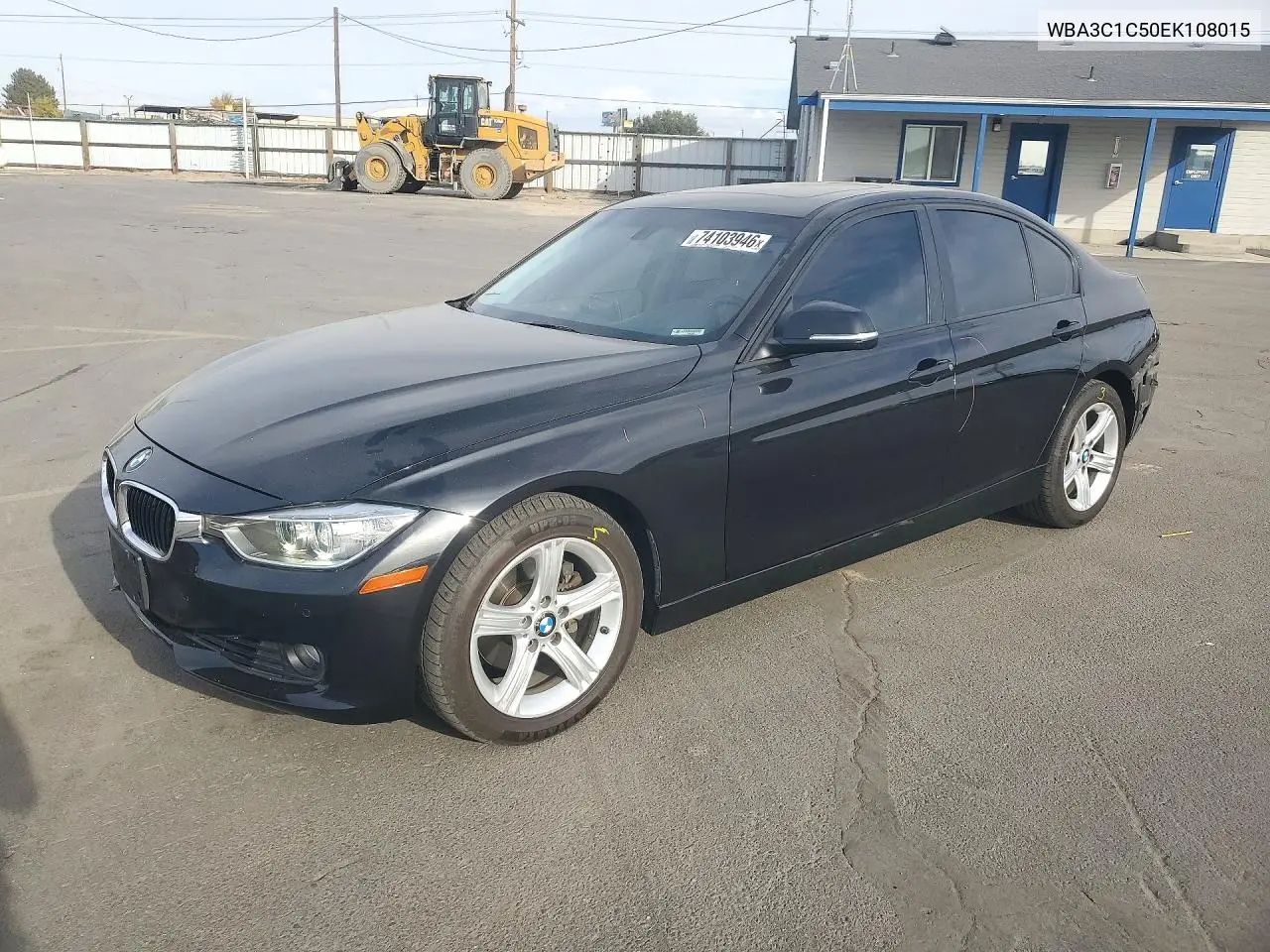BMW 3ER 2014, VIN WBA3C1C50EK108015
