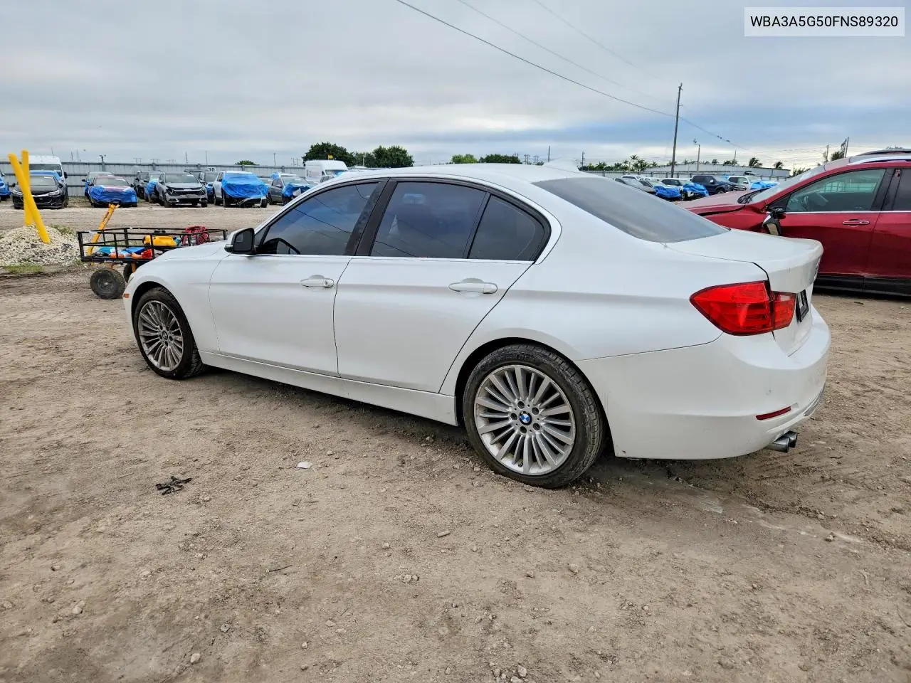 2015 BMW 3ER VIN WBA3A5G50FNS89320 — фото 2