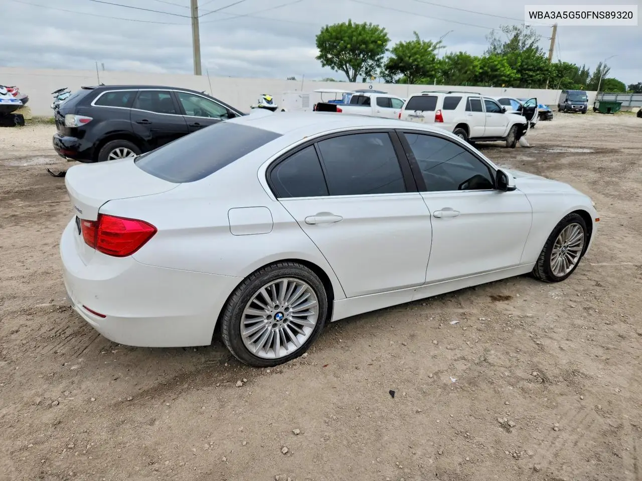 2015 BMW 3ER VIN WBA3A5G50FNS89320 — фото 3