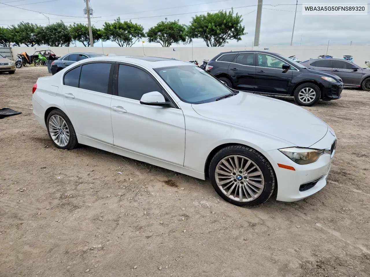 2015 BMW 3ER VIN WBA3A5G50FNS89320 — фото 4