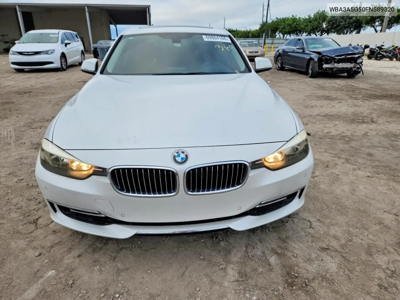 2015 BMW 3ER VIN WBA3A5G50FNS89320 — фото 5
