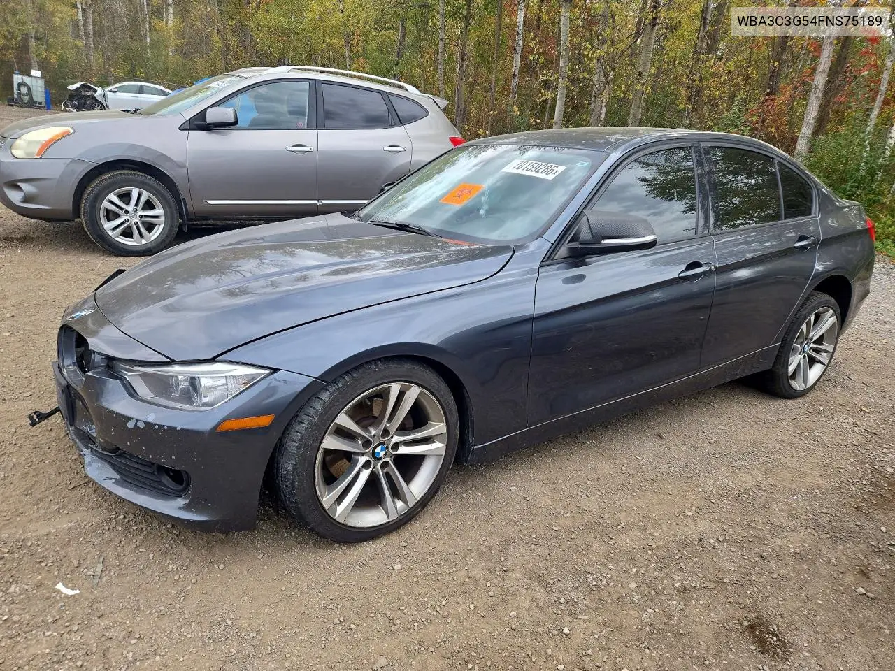 BMW 3ER 2015, VIN WBA3C3G54FNS75189