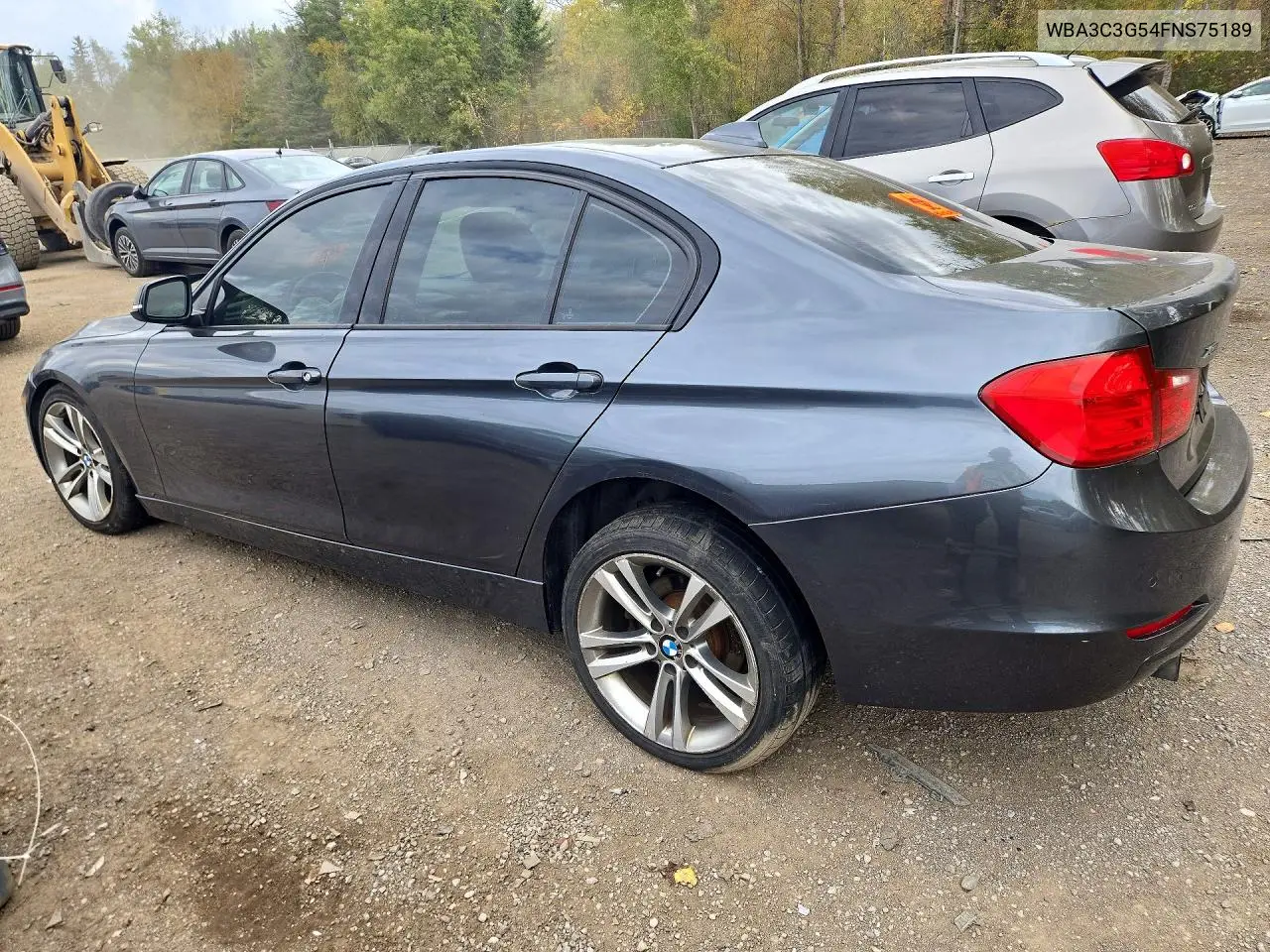 2015 BMW 3ER VIN WBA3C3G54FNS75189 — фото 2
