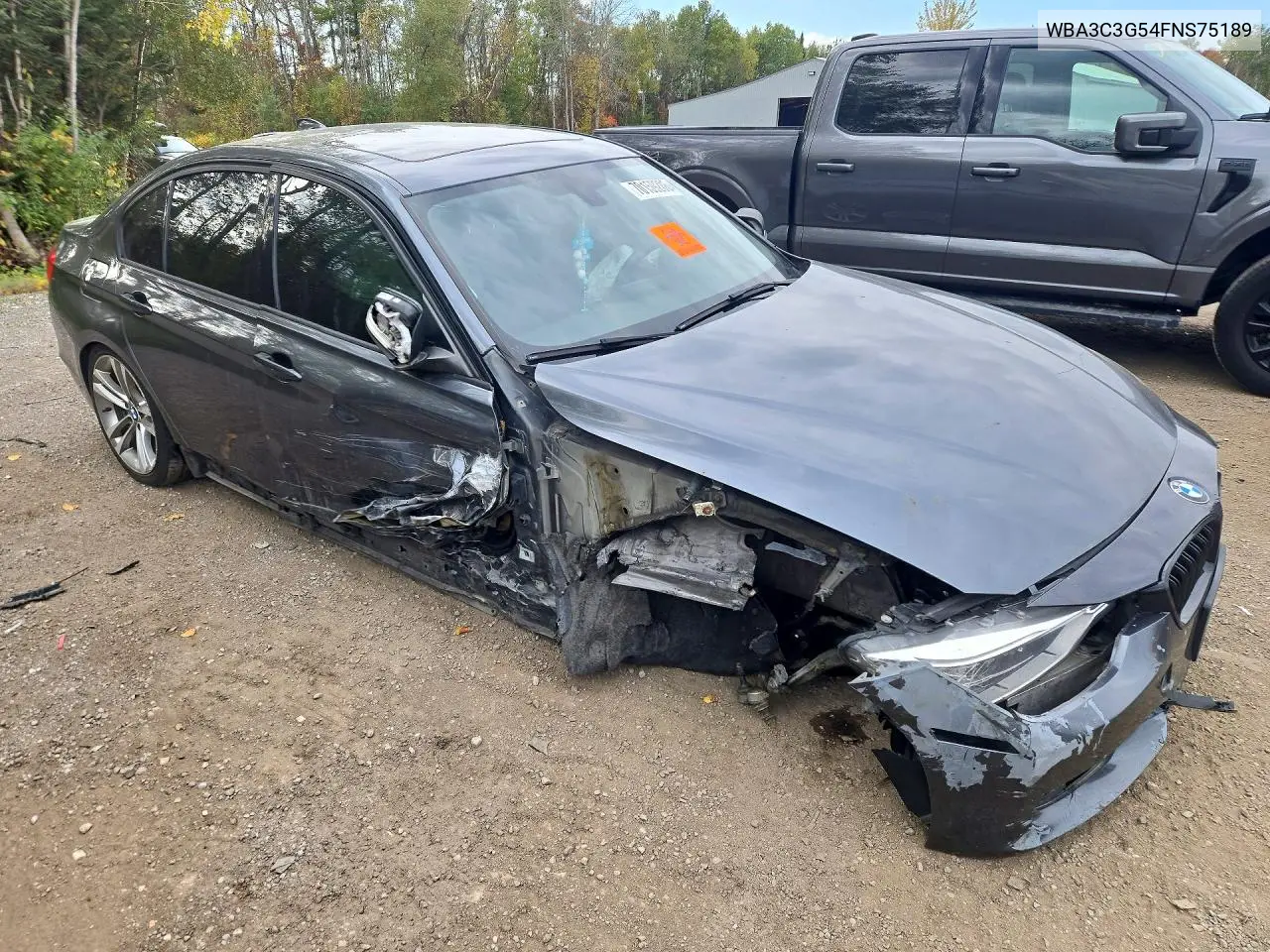 2015 BMW 3ER VIN WBA3C3G54FNS75189 — фото 4
