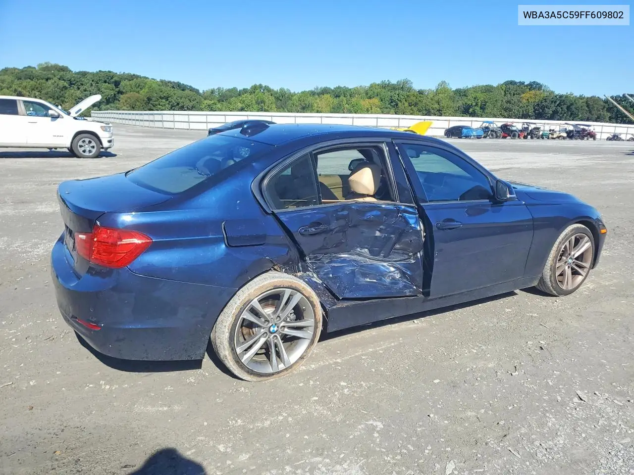 2015 BMW 3ER VIN WBA3A5C59FF609802 — фото 3