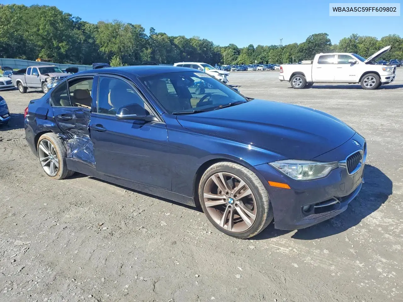2015 BMW 3ER VIN WBA3A5C59FF609802 — фото 4