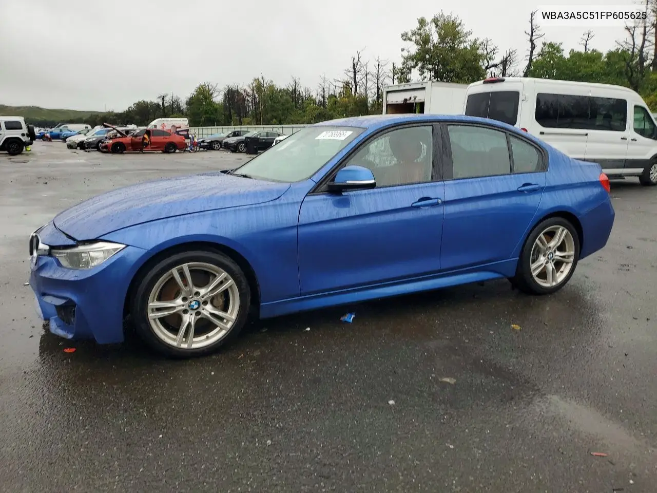 BMW 3ER 2015, VIN WBA3A5C51FP605625