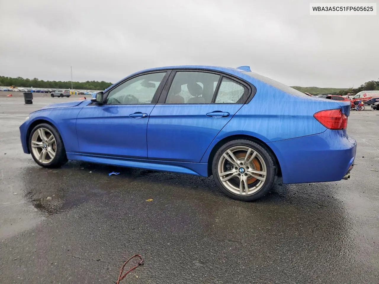 2015 BMW 3ER VIN WBA3A5C51FP605625 — фото 2