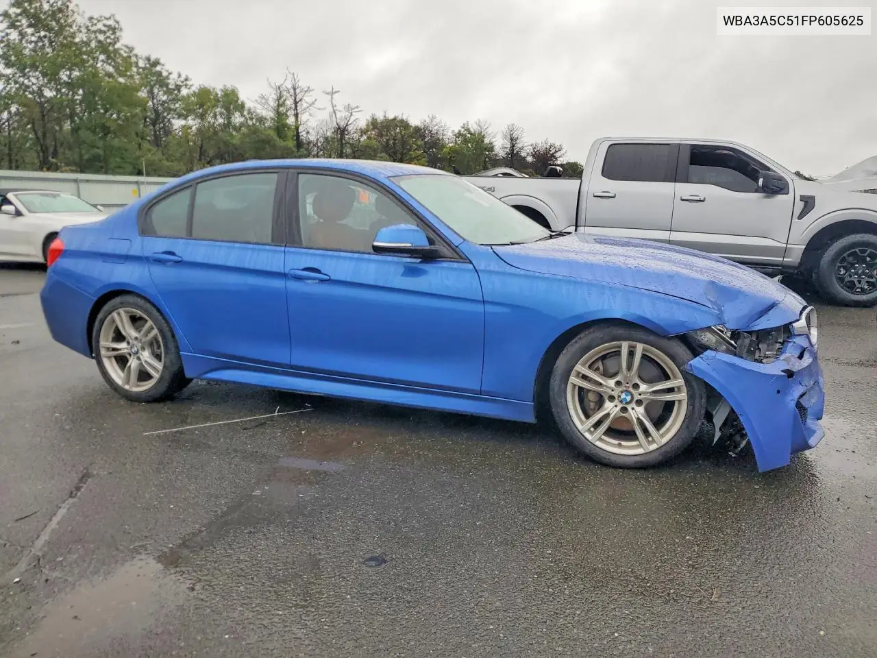 2015 BMW 3ER VIN WBA3A5C51FP605625 — фото 4