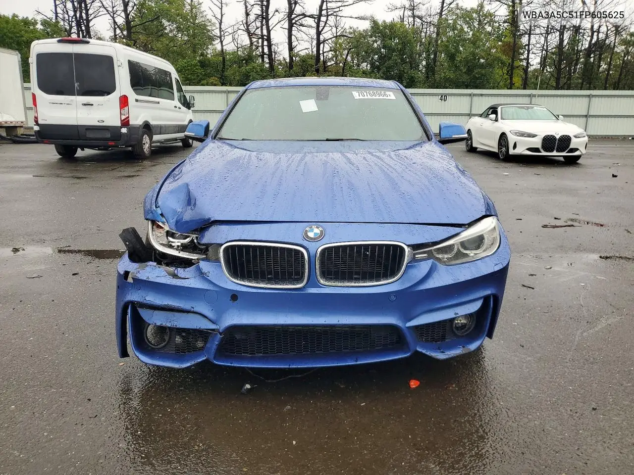 2015 BMW 3ER VIN WBA3A5C51FP605625 — фото 5