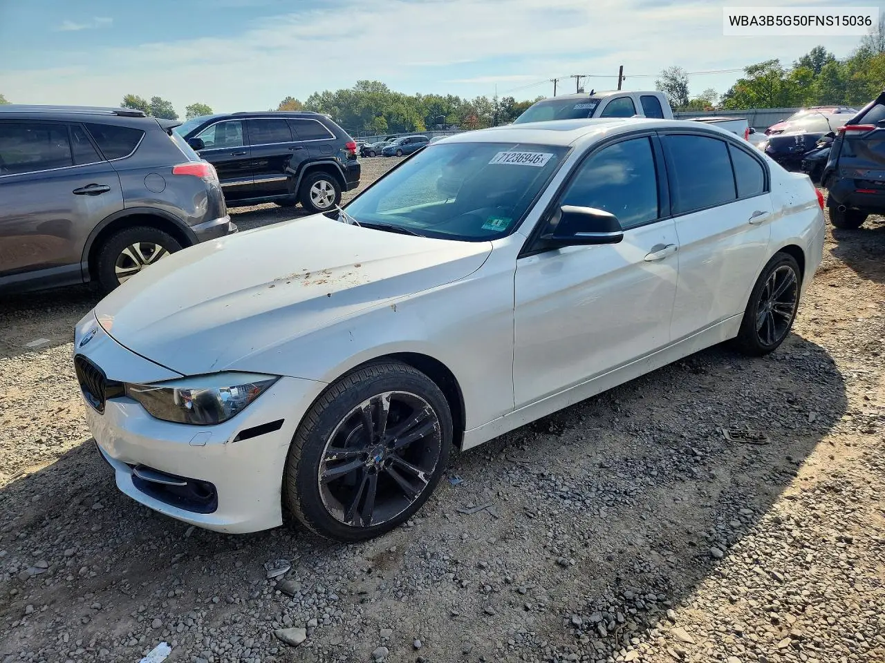 BMW 3ER 2015, VIN WBA3B5G50FNS15036