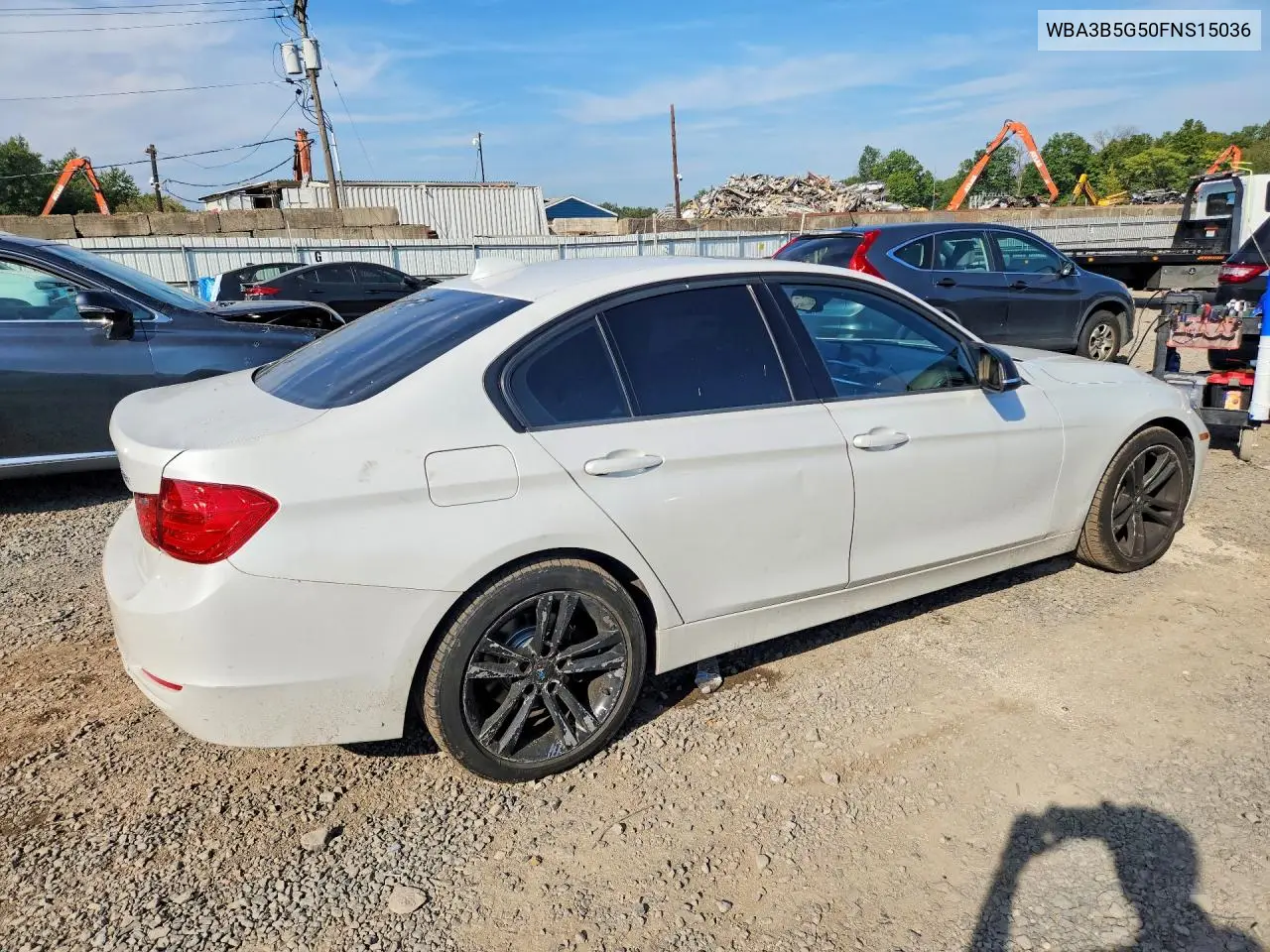 2015 BMW 3ER VIN WBA3B5G50FNS15036 — фото 3