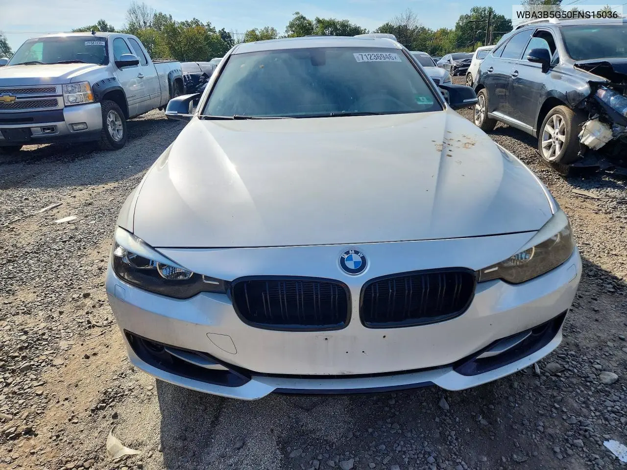 2015 BMW 3ER VIN WBA3B5G50FNS15036 — фото 5