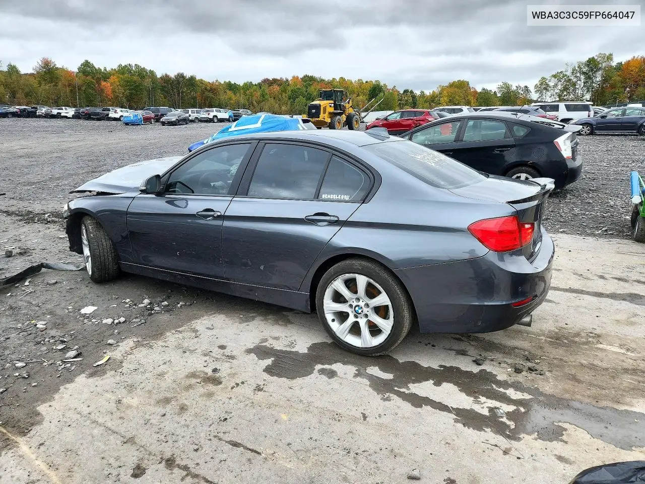 2015 BMW 3ER VIN WBA3C3C59FP664047 — фото 2