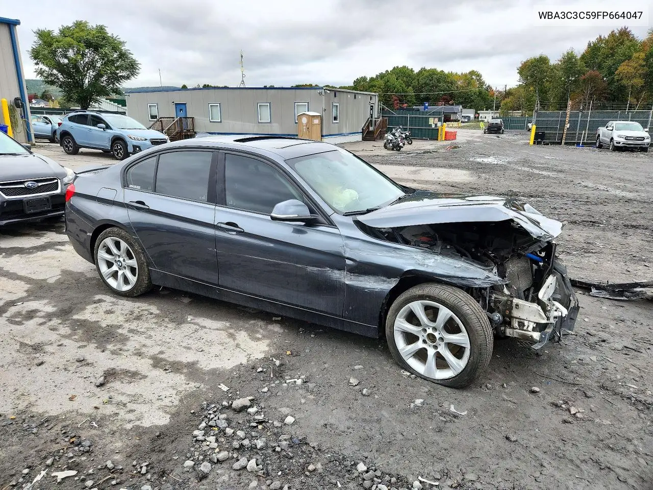 2015 BMW 3ER VIN WBA3C3C59FP664047 — фото 4