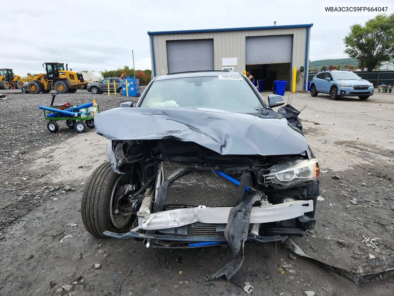 2015 BMW 3ER VIN WBA3C3C59FP664047 — фото 5