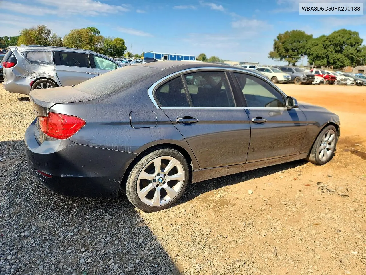 2015 BMW 3ER VIN WBA3D5C50FK290188 — фото 3