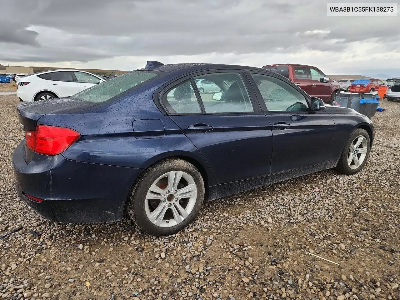 2015 BMW 3ER VIN WBA3B1C55FK138275 — фото 3