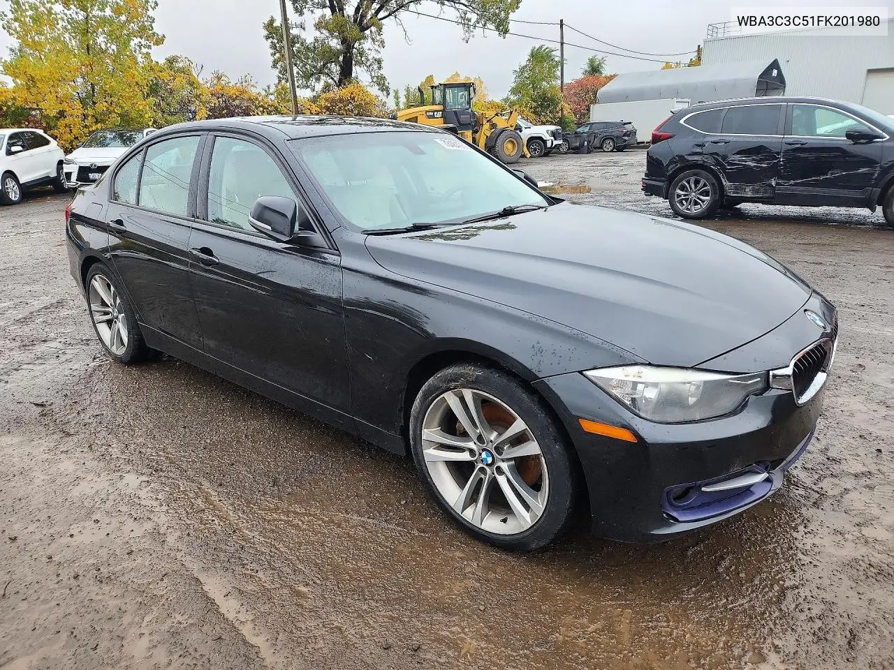 2015 BMW 3ER VIN WBA3C3C51FK201980 — фото 4