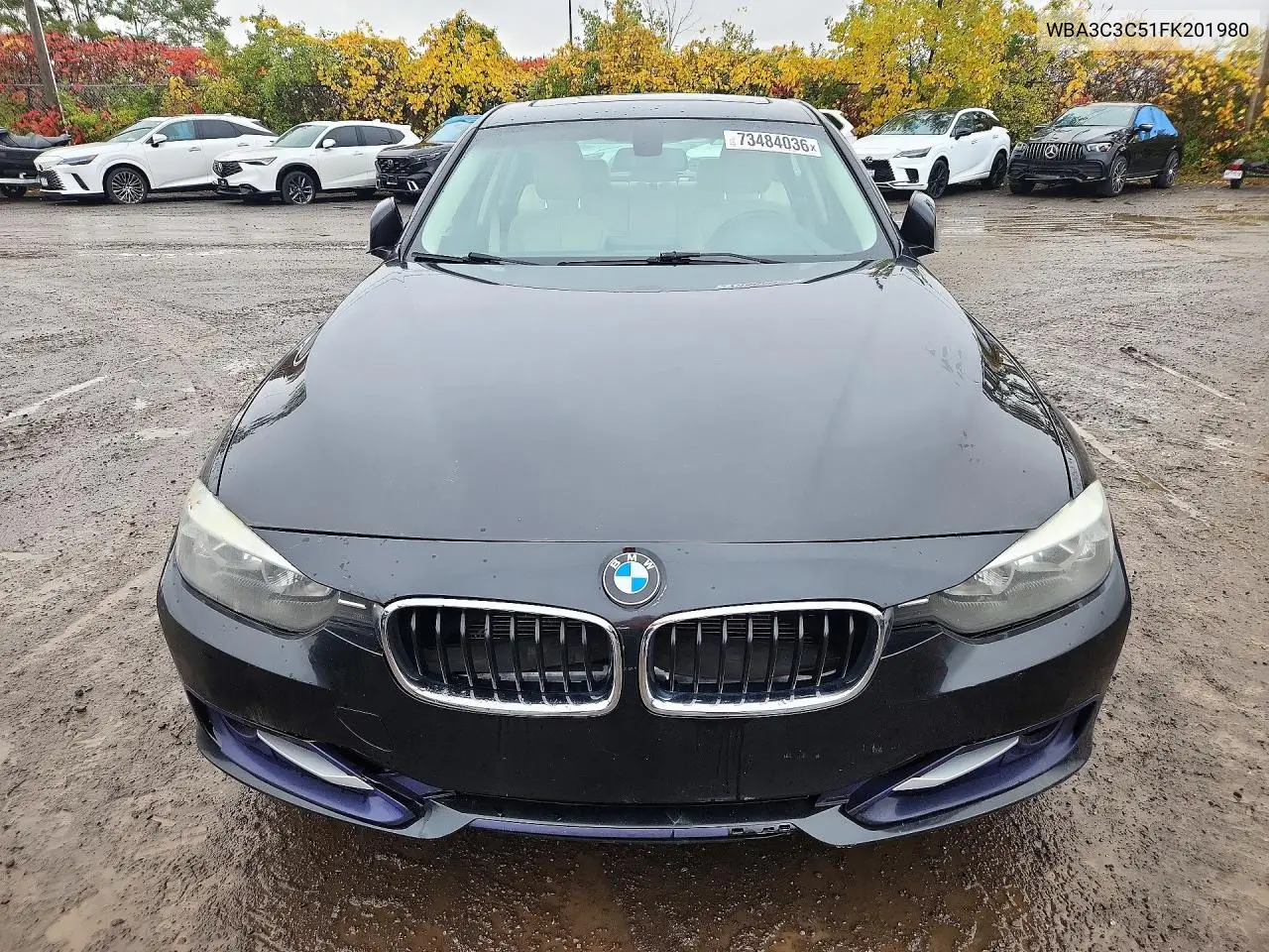 2015 BMW 3ER VIN WBA3C3C51FK201980 — фото 5
