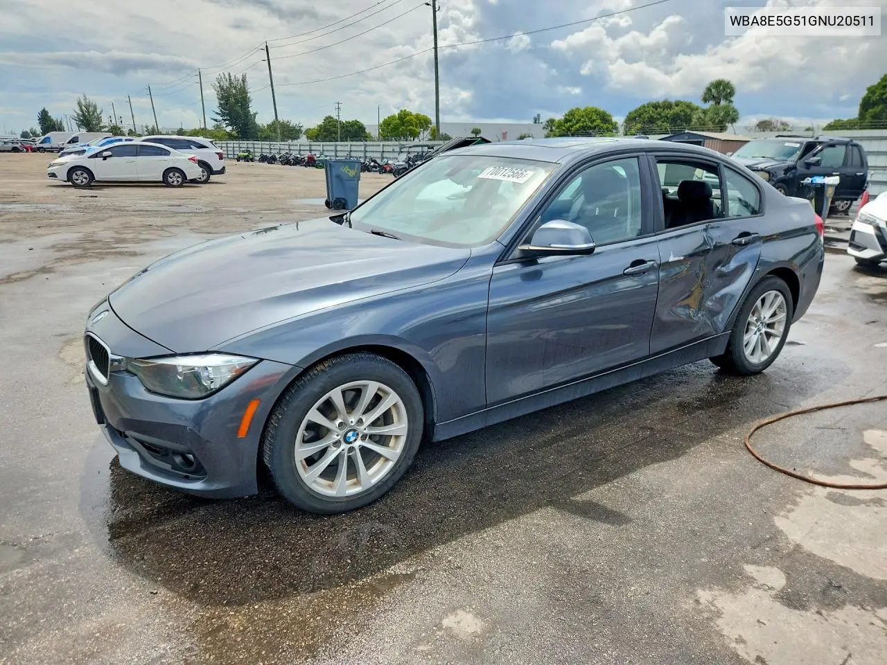 BMW 3ER 2016, VIN WBA8E5G51GNU20511