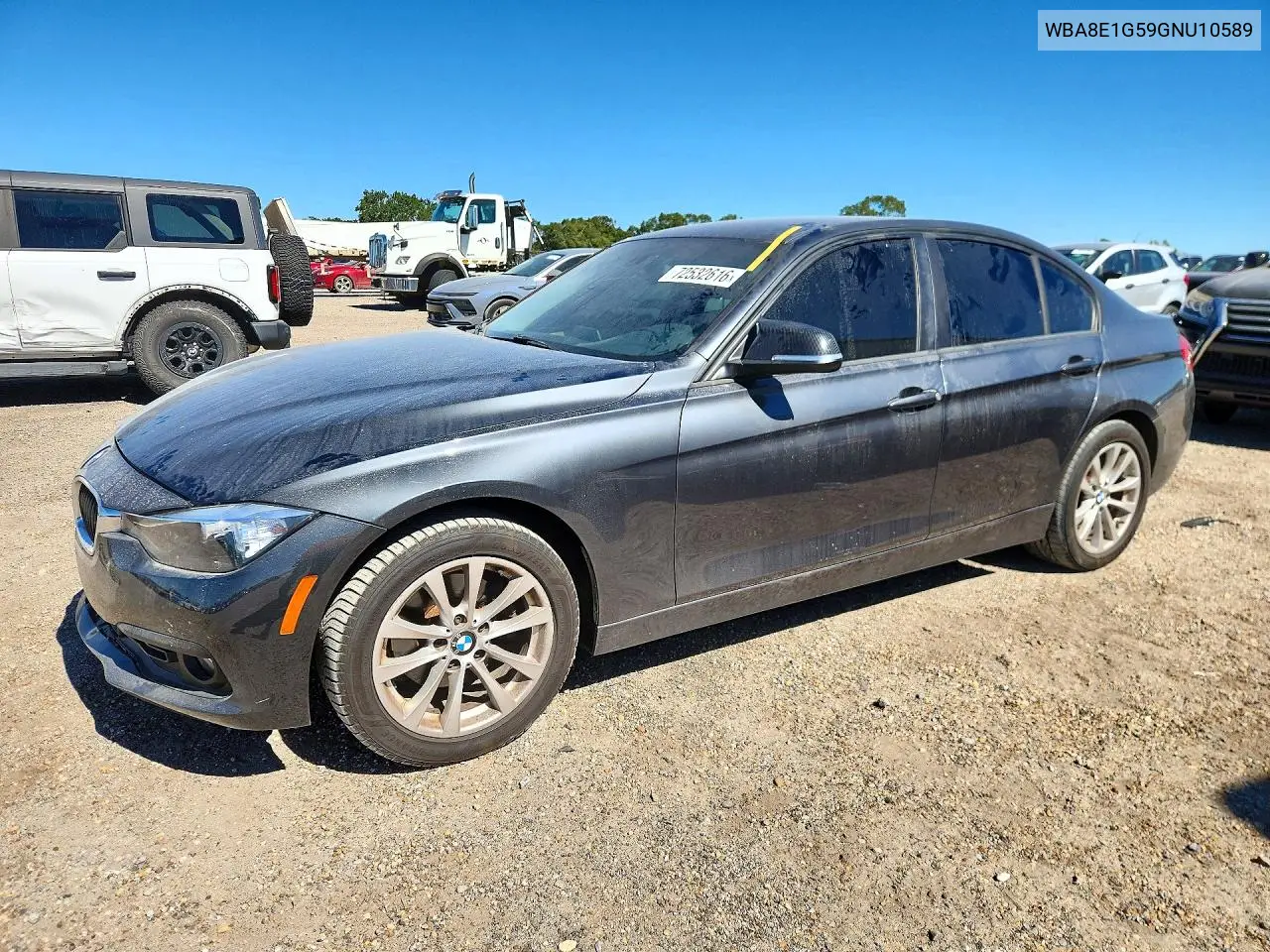 BMW 3ER 2016, VIN WBA8E1G59GNU10589