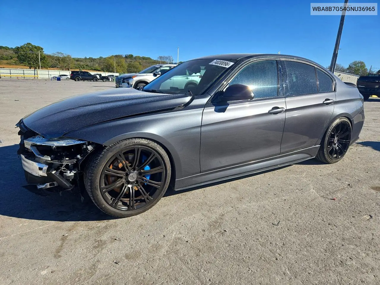 BMW 3ER 2016, VIN WBA8B7G54GNU36965